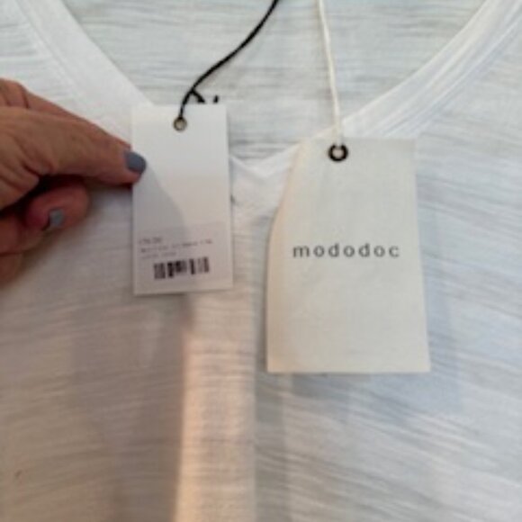 Mocodoc White Long Sleeve Tee - Picture 5 of 5